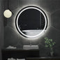 LUVODI Smart Illuminate LED Mirror for Bathroom Round Waterproof Washroom Toliet Wash Basin Bath Shower Fogless Mirror